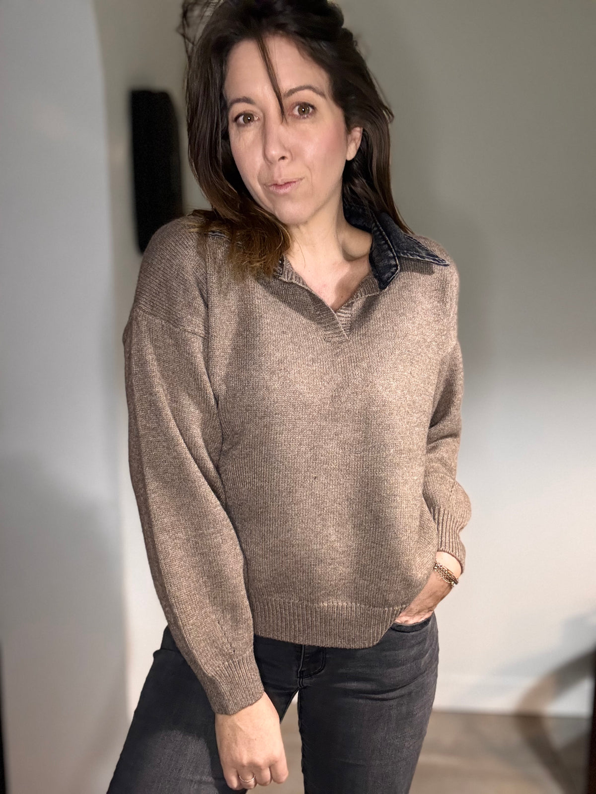 Pull chemise CALLIE