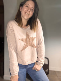 Pull rose poudré HOLLYWOOD