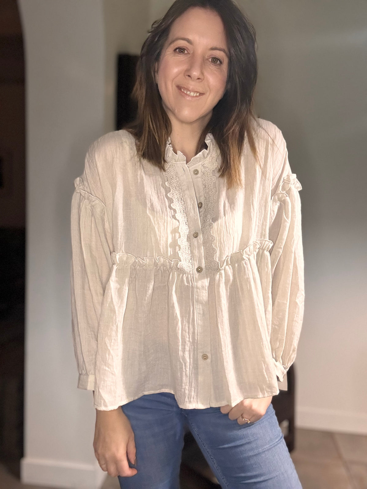 Blouse beige DETROIT