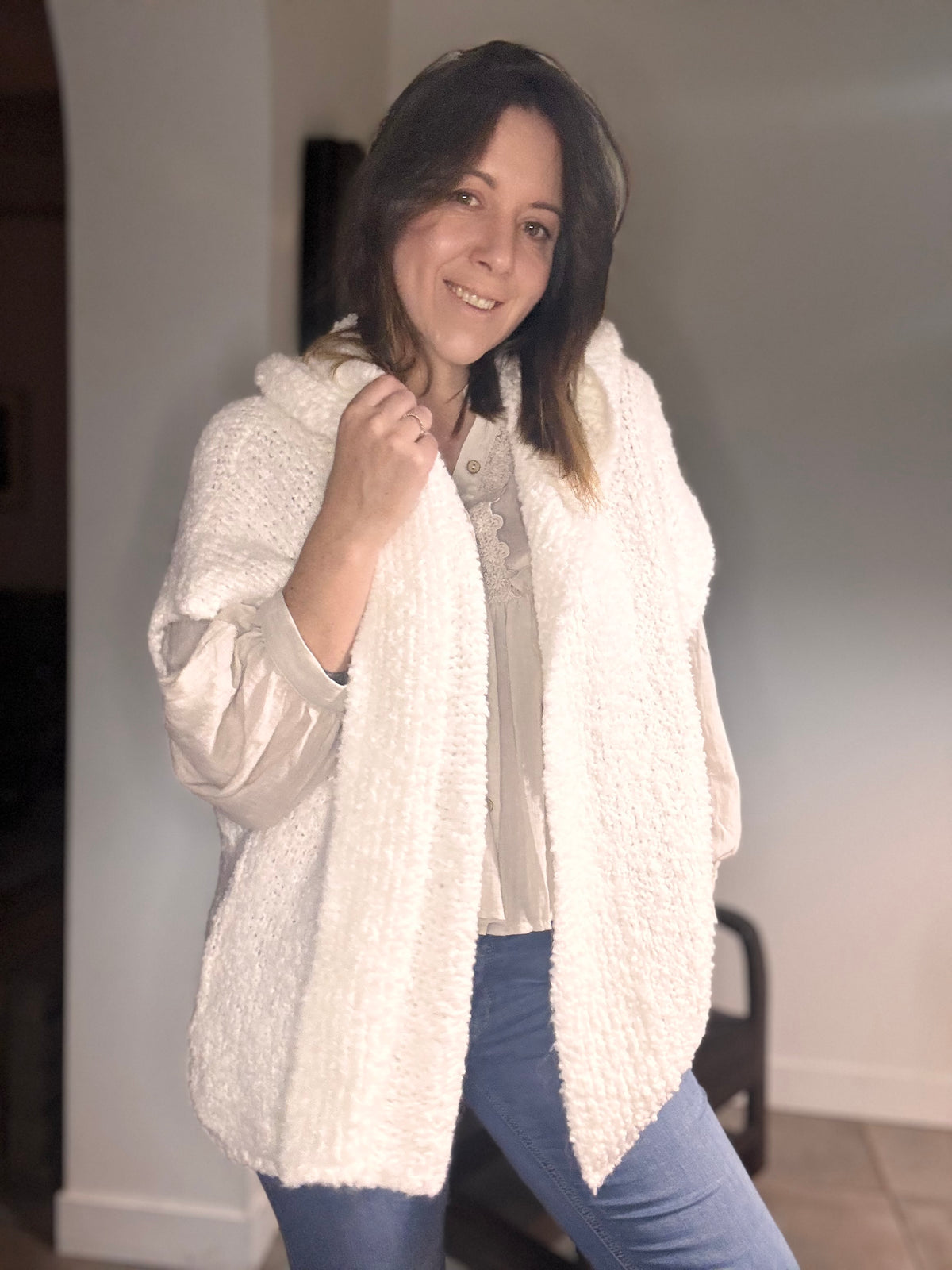 Gilet blanc gold SEATTLE