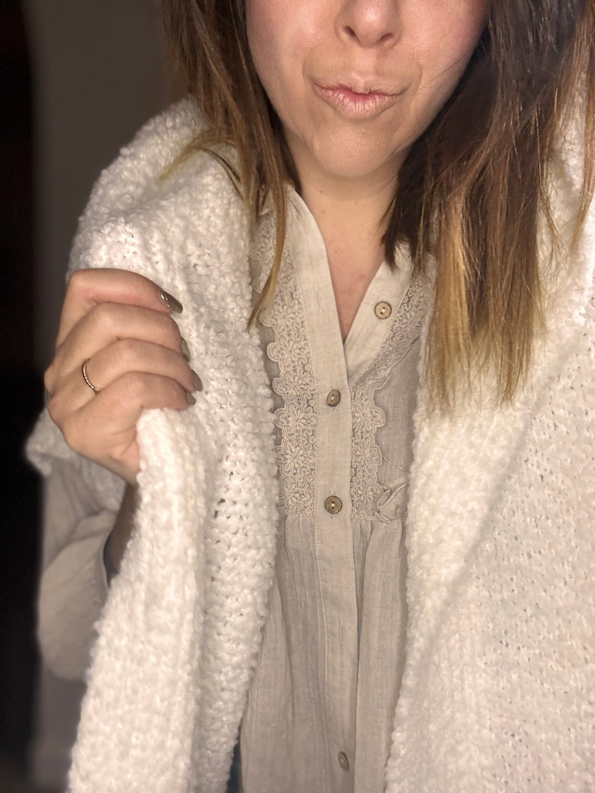 Gilet blanc gold SEATTLE
