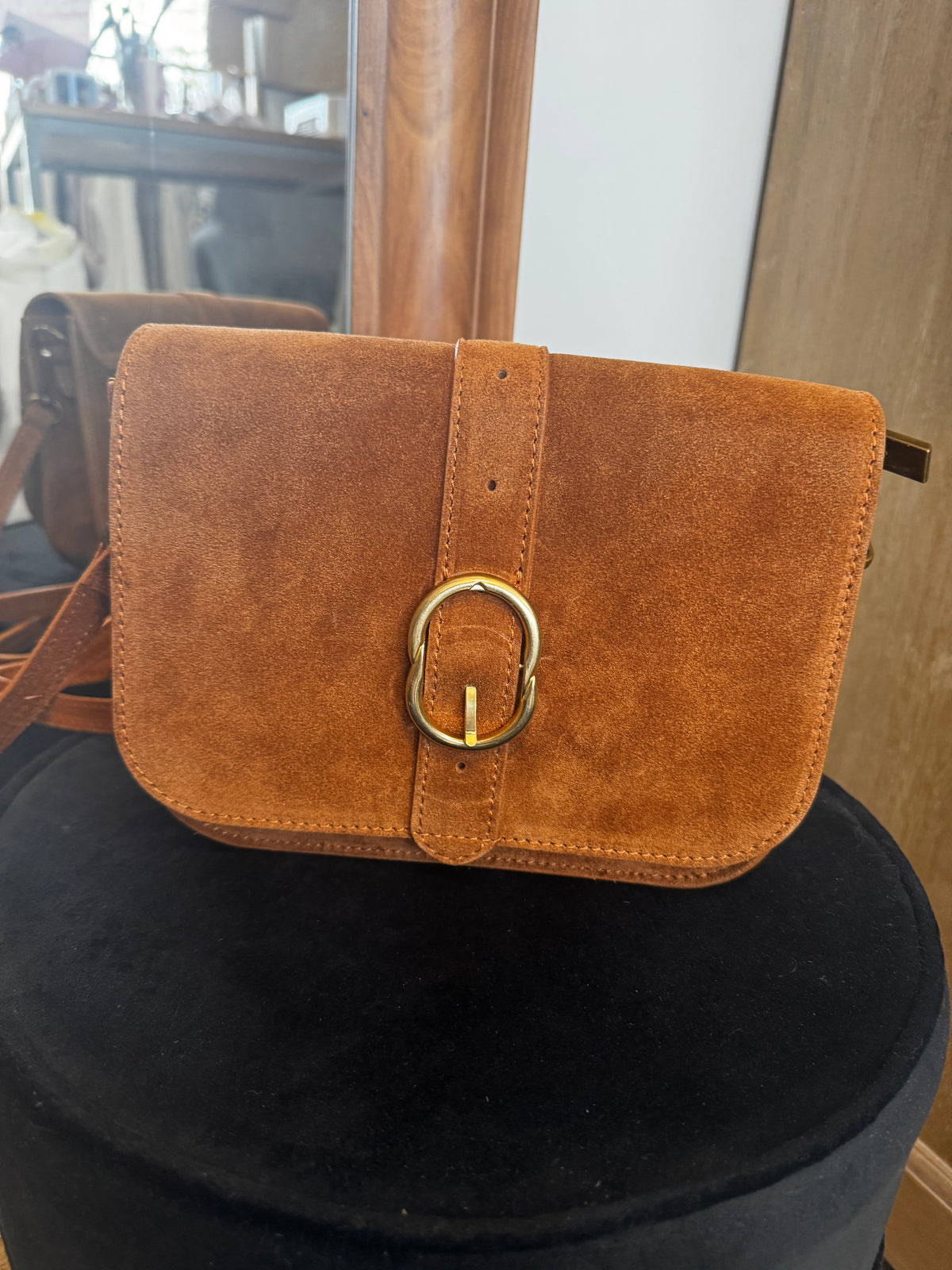 Sac en cuir camel ENZO