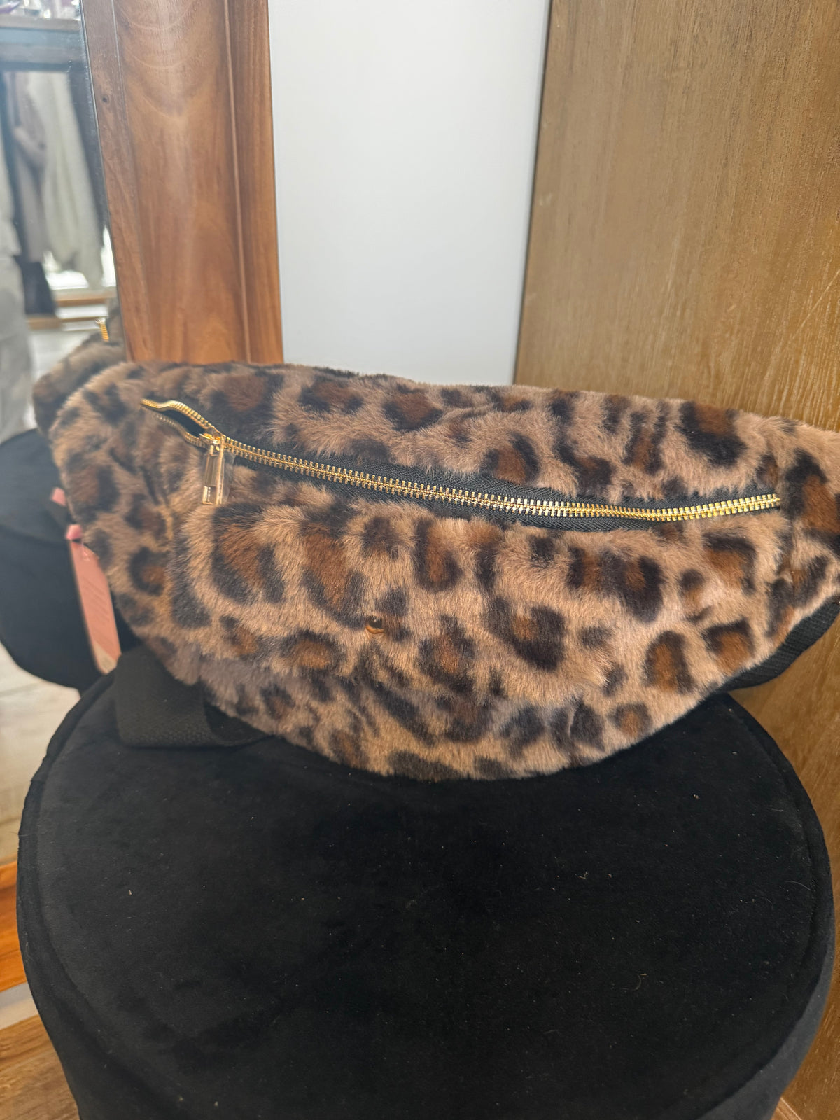 Sac banane moumoute léopard TOM