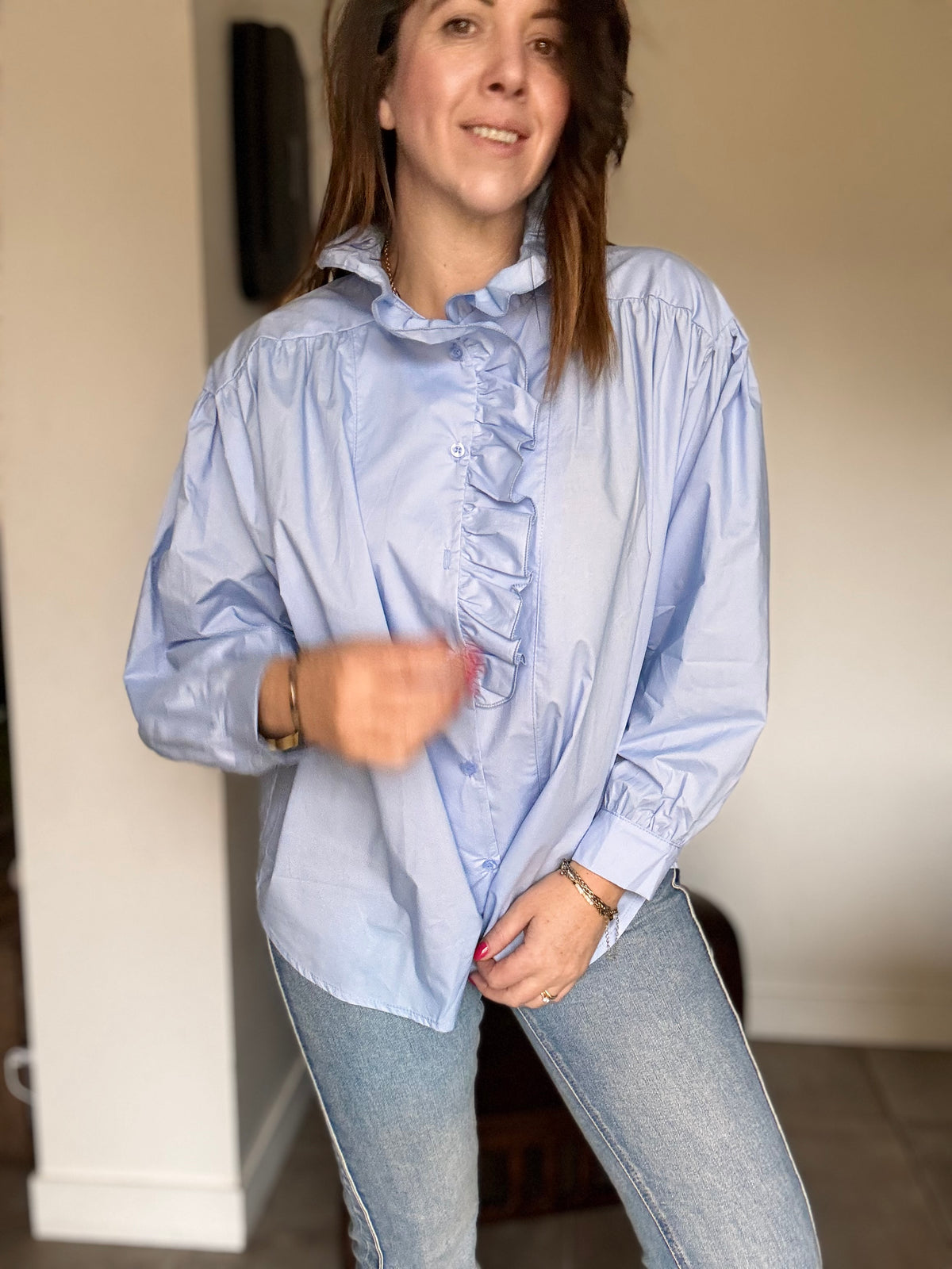 Chemise bleu LINETTE