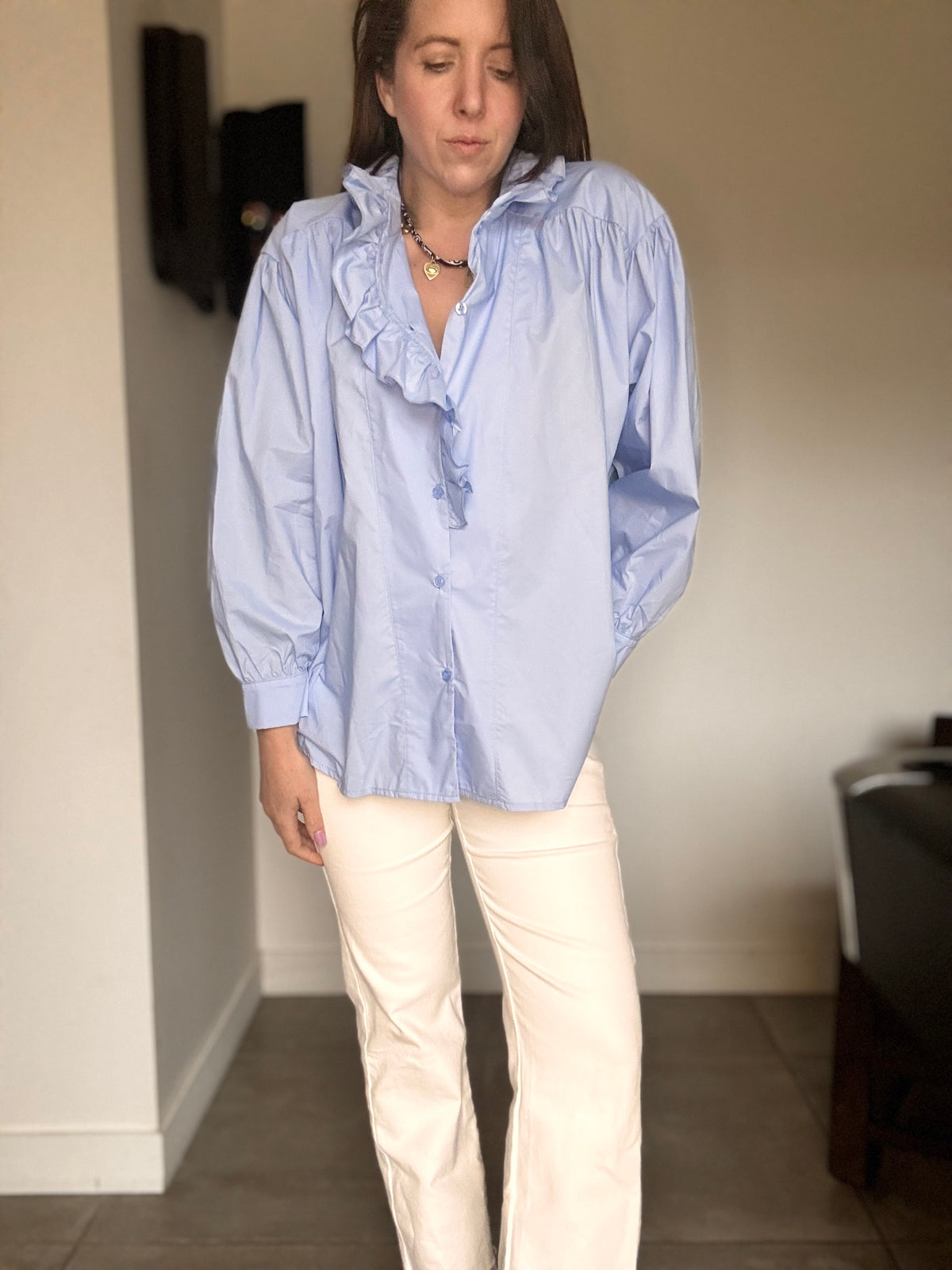 Chemise bleu LINETTE