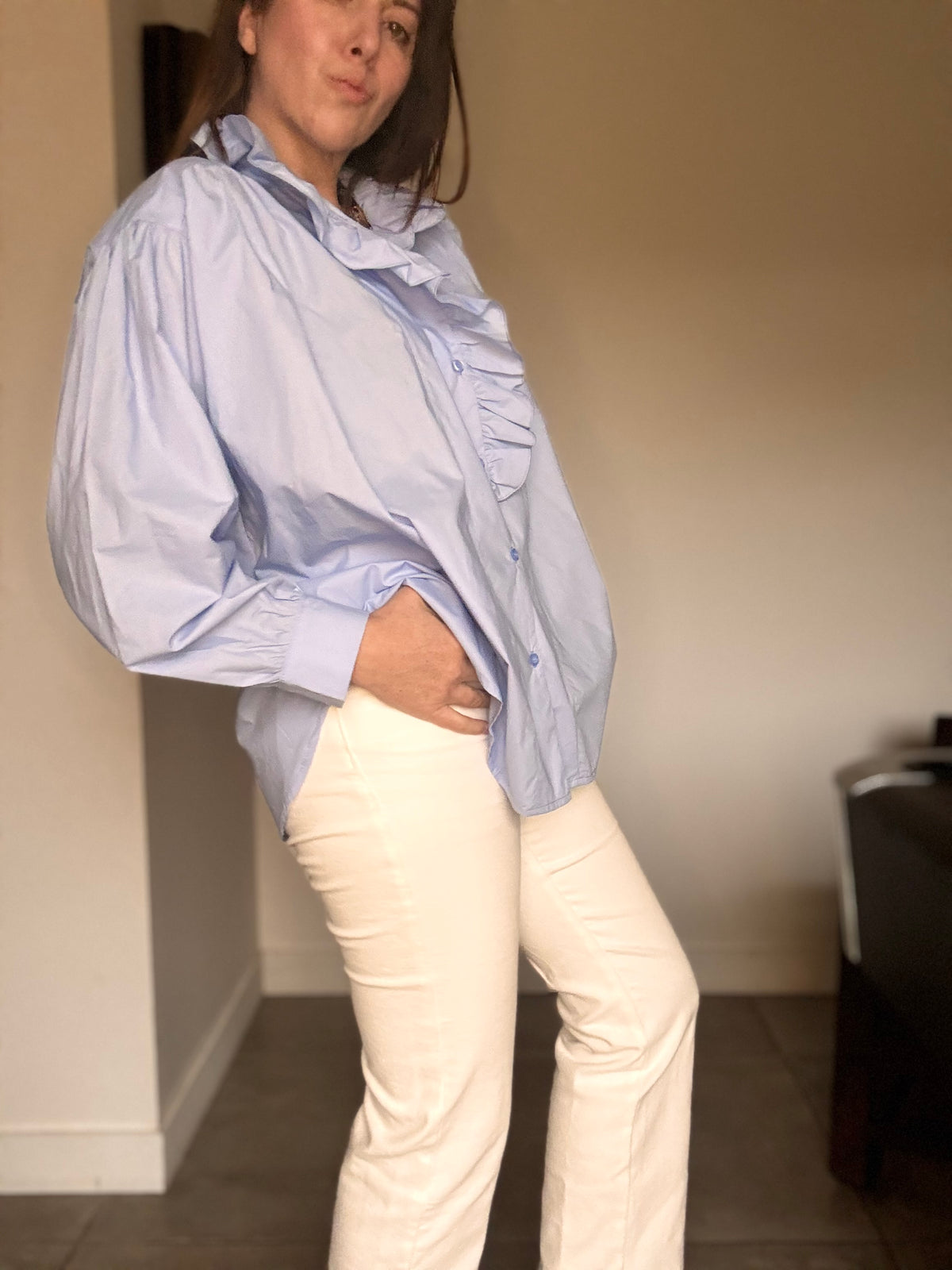 Chemise bleu LINETTE