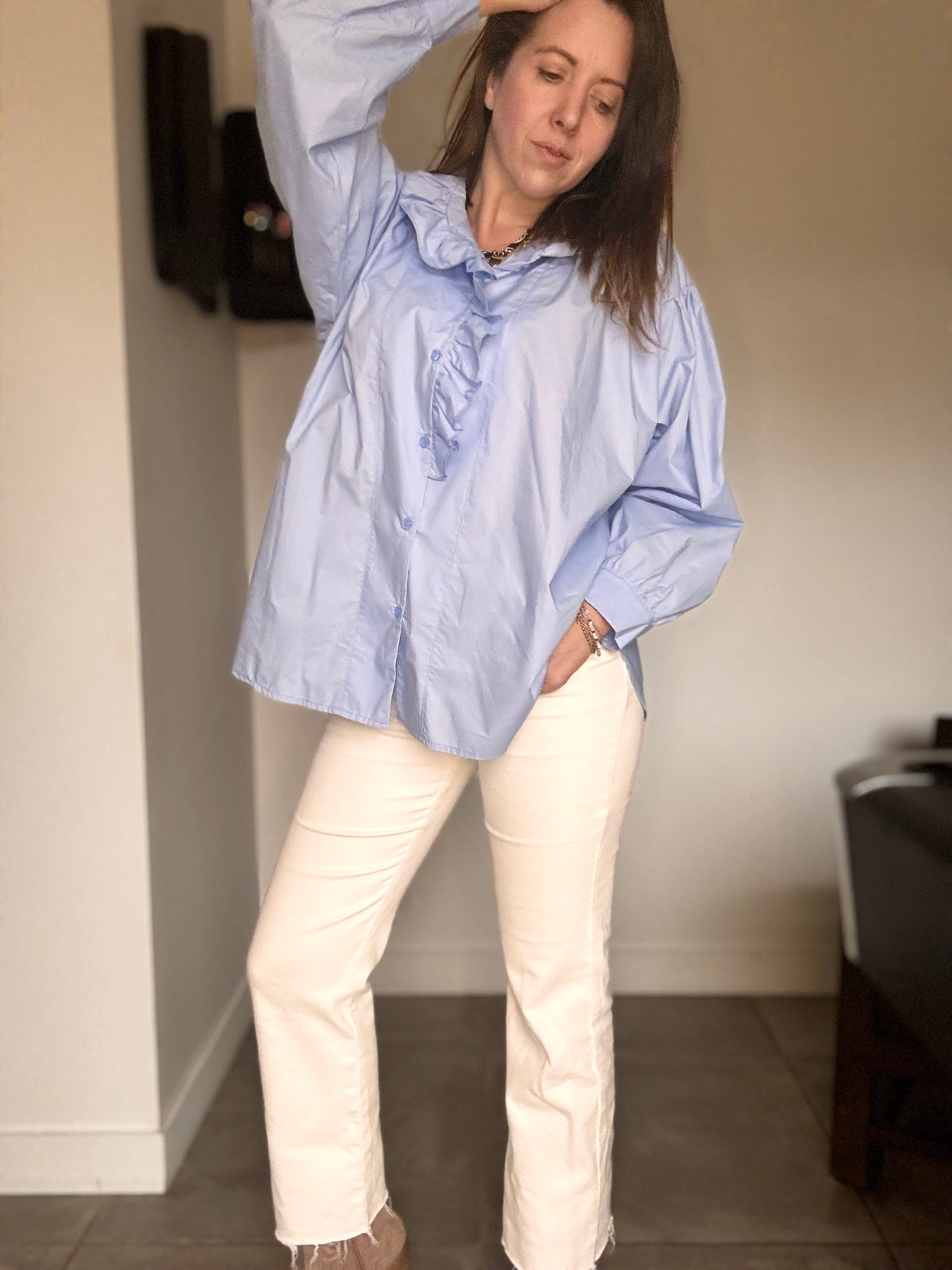Chemise bleu LINETTE