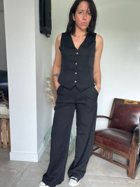 Pantalon noir JAMES habillé