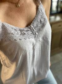 Top lavande clair ZOE