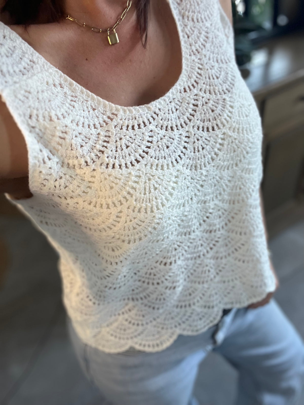 Top en crochet VENISE