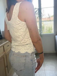 Top en crochet VENISE