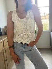 Top en crochet VENISE