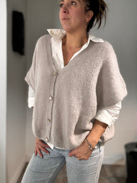 Gilet sans manches taupe JANE