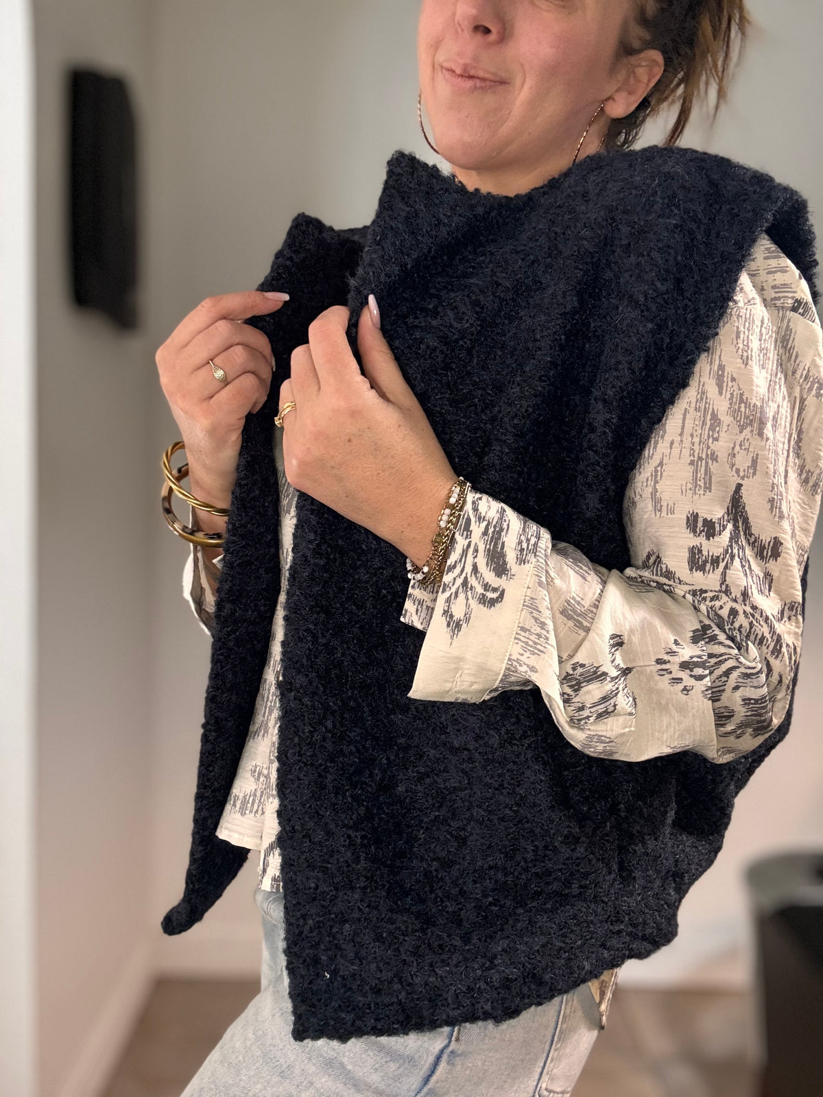Gilet sans manches bleu marine SEB