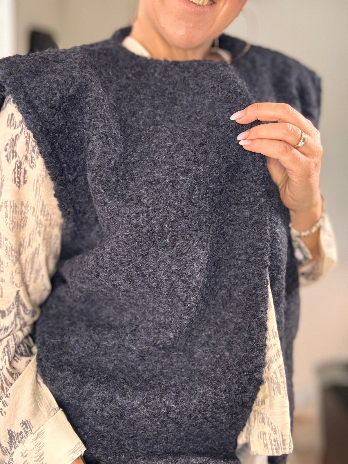 Gilet sans manches bleu marine SEB