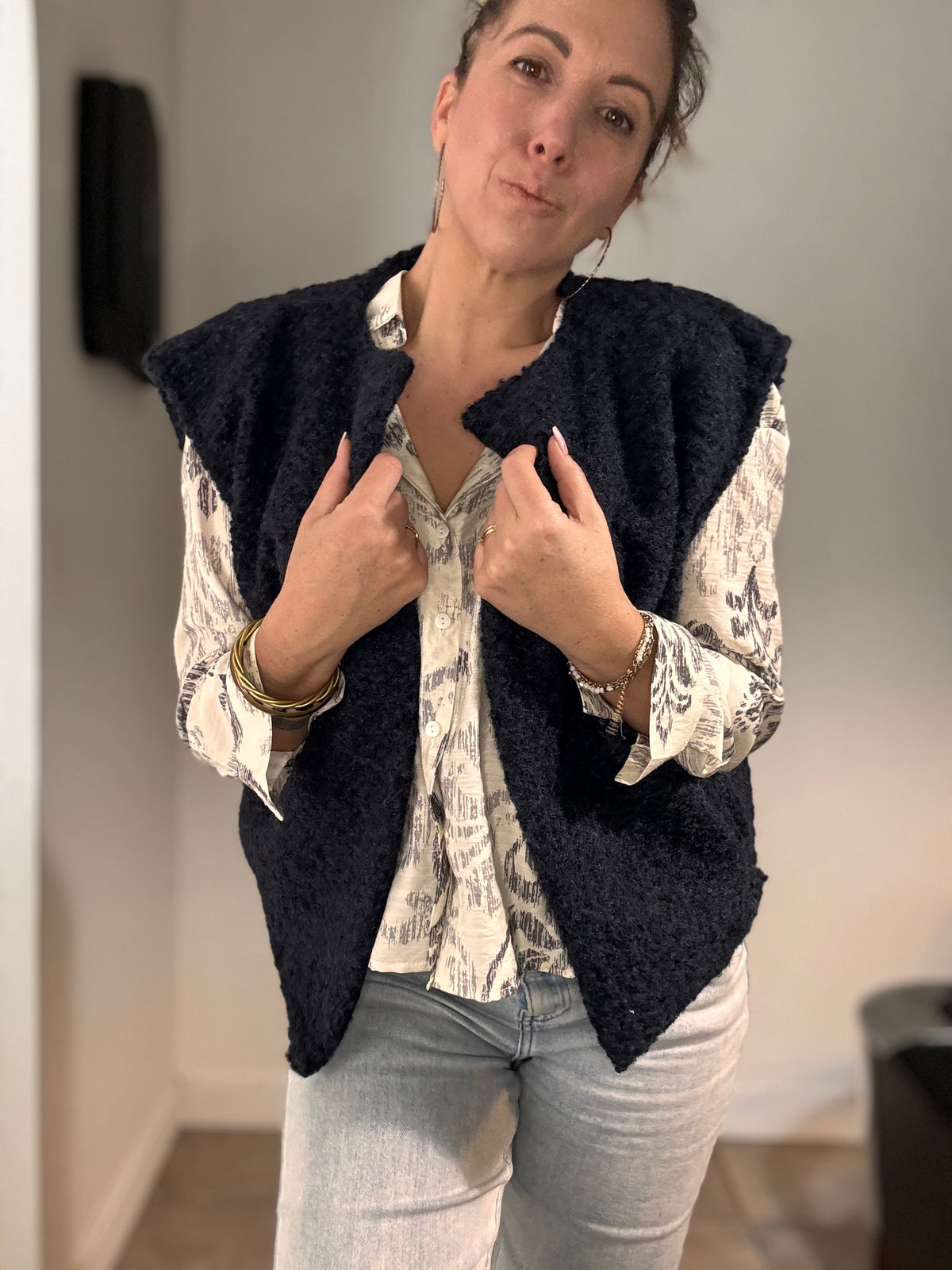 Gilet sans manches bleu marine SEB