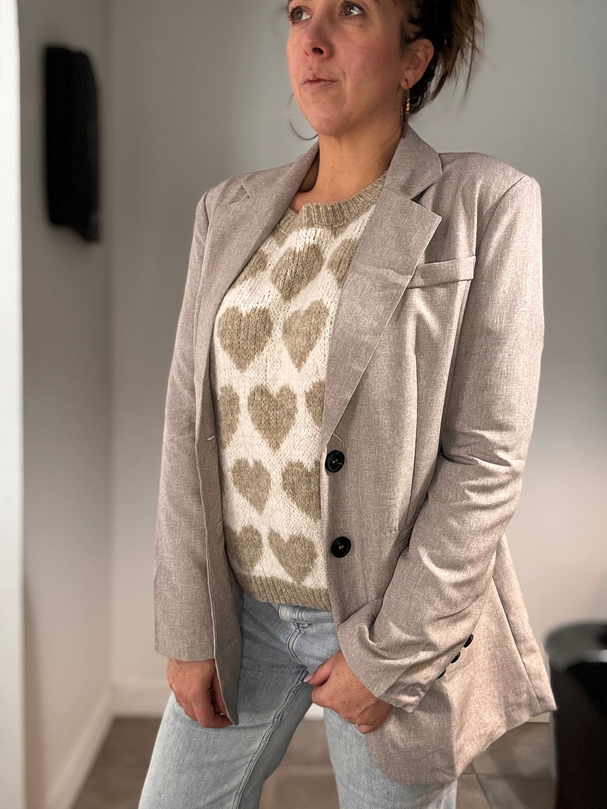 Blazer taupe NINA